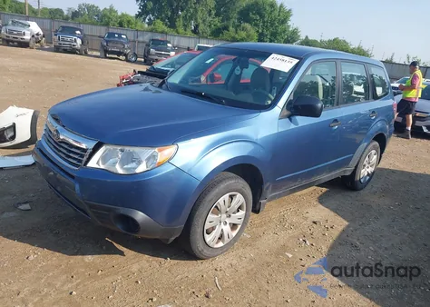 2010 Subaru Forester 2.5X z USA, uszkodzony, nr VIN JF2SH6AC1AH760889